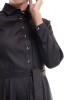 Rochie camasa neagra cu colturi