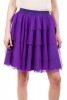 Fusta midi tulle mov