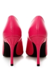 Pantofi piele fuchsia