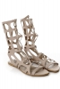 Sandale gladiator piele naturala nude